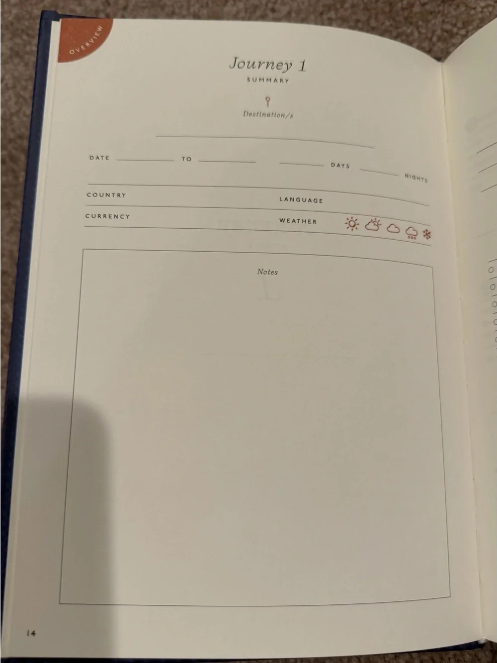 Rothy’s x Papier Adventure Awaits Travel Journal Hardcover Unused